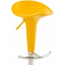 CLP Tabouret De Bar Saddle Jaune -banc et tabouret Soldes Boutique 10762455 2