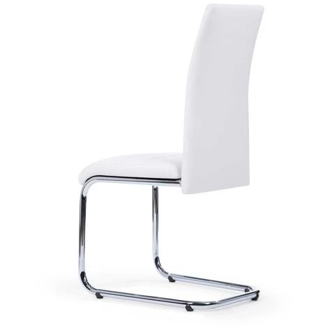 IDMARKET Lot De 4 Chaises MIA Blanches Pour Salle à Manger - Blanc 7 IDMARKET Lot De 4 Chaises MIA Blanches Pour Salle à Manger - Blanc – Image 5