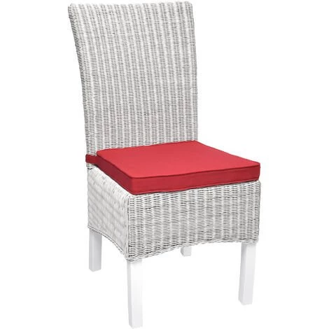 Beautissu Lot De 4 Galettes De Chaises Loft SK Rouge 4 Beautissu Lot De 4 Galettes De Chaises Loft SK Rouge – Image 2