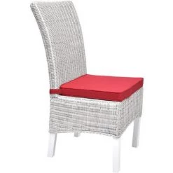 Beautissu Lot De 4 Galettes De Chaises Loft SK Rouge 9 Beautissu Lot De 4 Galettes De Chaises Loft SK Rouge -banc et tabouret Soldes Boutique 11493716 3