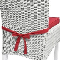 Beautissu Lot De 4 Galettes De Chaises Loft SK Rouge 11 Beautissu Lot De 4 Galettes De Chaises Loft SK Rouge -banc et tabouret Soldes Boutique 11493716 5