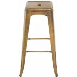 CLP Tabouret De Bar Joshua V2 En Métal Or -banc et tabouret Soldes Boutique 11569894 3