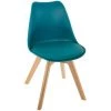 ATMOSPHERA, CRÉATEUR D'INTÉRIEUR Chaise Scandinave Baya - Bleu 2 ATMOSPHERA, CRÉATEUR D'INTÉRIEUR Chaise Scandinave Baya - Bleu -banc et tabouret Soldes Boutique 11763225 1