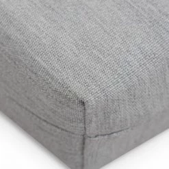 Coussin Pour Chaise Chillvert Pacific Carré 42x42x6 Cm Gris Clair Déhoussable -banc et tabouret Soldes Boutique 12428935 4