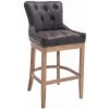 CLP Tabouret De Bar Lakewood Antique-clair Cuir Véritable Marron -banc et tabouret Soldes Boutique 12687416 1