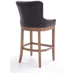 CLP Tabouret De Bar Lakewood Antique-clair Cuir Véritable Marron -banc et tabouret Soldes Boutique 12687416 4