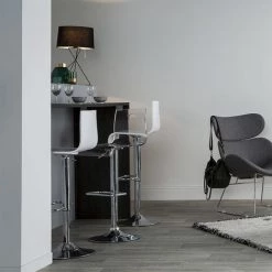 MILIBOO Tabouret De Bar / Cuisine Moderne NEWSURF (lot De 2) - Blanc - Blanc -banc et tabouret Soldes Boutique 13150794 5