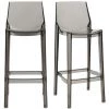 MILIBOO Tabouret De Bar Design Lot De 2 YLAK - Gris - Gris 2 MILIBOO Tabouret De Bar Design Lot De 2 YLAK - Gris - Gris -banc et tabouret Soldes Boutique 13151156 1