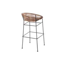 MILIBOO Tabouret De Bar En Fils De Résine Façon Rotin MIA - Naturel 10 MILIBOO Tabouret De Bar En Fils De Résine Façon Rotin MIA - Naturel -banc et tabouret Soldes Boutique 13151629 4
