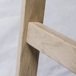 MOB-IN Tabourets De Bar En Chêne Et Assise Blanche 65 Cm RIVA - Lot De 2 - Blanc -banc et tabouret Soldes Boutique 13397655 3