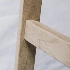 MOB-IN Tabourets De Bar En Chêne Et Assise Blanche 65 Cm RIVA - Lot De 4 - Blanc -banc et tabouret Soldes Boutique 13397660 3