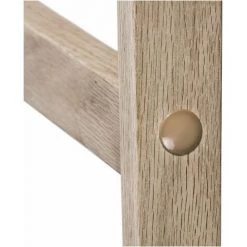 MOB-IN Tabourets De Bar En Chêne Et Assise Blanche 65 Cm RIVA - Lot De 4 - Blanc -banc et tabouret Soldes Boutique 13397660 4