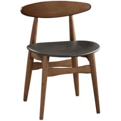 MILIBOO Chaises Design (lot De 2) WALFORD - Noyer - Noyer -banc et tabouret Soldes Boutique 13400398 3