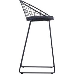 Chaises De Bar 2 Pcs Similicuir Noir VidaXL 10 Chaises De Bar 2 Pcs Similicuir Noir VidaXL -banc et tabouret Soldes Boutique 13408553 4