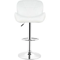 OOBEST Wihobby TANK TABOURETS DE BAR LOT DE 6 BLANC Style Contemporain Réglable En Hauteur De 55 à 75 Cm 10 OOBEST Wihobby TANK TABOURETS DE BAR LOT DE 6 BLANC Style Contemporain Réglable En Hauteur De 55 à 75 Cm -banc et tabouret Soldes Boutique 13823766 4