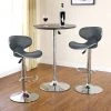 OOBEST Lot De 2 Tabourets De Bar - Gris - Hauteur Réglable - Rotatif à 360° 1 OOBEST Lot De 2 Tabourets De Bar - Gris - Hauteur Réglable - Rotatif à 360° -banc et tabouret Soldes Boutique 13935084 1