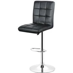 OOBEST Lot De 4 Tabourets De Bar - 40* 46 *（98-118）cm - Réglable Et Pivotant - Noir -banc et tabouret Soldes Boutique 13950552 4