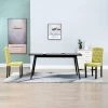 Chaises De Salle à Manger Tissu 2 Pcs Vert VidaXL -banc et tabouret Soldes Boutique 13951571 1