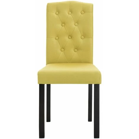 Chaises De Salle à Manger Tissu 2 Pcs Vert VidaXL 6 Chaises De Salle à Manger Tissu 2 Pcs Vert VidaXL – Image 4