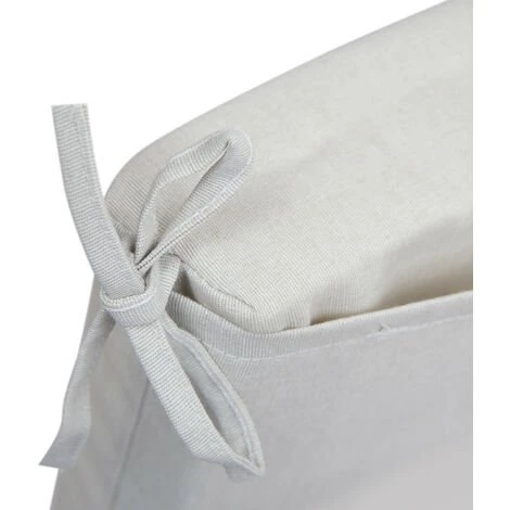 Coussin Pour Chaise Chillvert Javea Carré 38x38x6 Cm Blanc Écru Déhoussable 5 Coussin Pour Chaise Chillvert Javea Carré 38x38x6 Cm Blanc Écru Déhoussable – Image 3