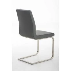 CLP Chaise De Salle à Manger Belfort Similicuir Gris -banc et tabouret Soldes Boutique 14774282 3