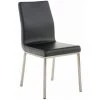 CLP Chaise De Salle à Manger Colmar Similicuir Noir 2 CLP Chaise De Salle à Manger Colmar Similicuir Noir -banc et tabouret Soldes Boutique 14774292 1