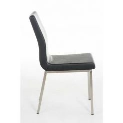 CLP Chaise De Salle à Manger Colmar Similicuir Noir -banc et tabouret Soldes Boutique 14774292 3