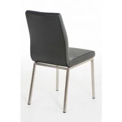 CLP Chaise De Salle à Manger Colmar Similicuir Noir -banc et tabouret Soldes Boutique 14774292 4