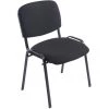 CLP Chaise Empilable XL Ken Tissu Noir -banc et tabouret Soldes Boutique 14775618 1