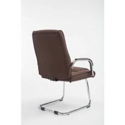 CLP Chaise Visiteur Attila Tissu Marron -banc et tabouret Soldes Boutique 14777944 4