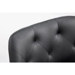 CLP Chaise De Salle à Manger Cassidy Similicuir Noir Nature -banc et tabouret Soldes Boutique 14779532 5