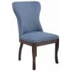 CLP Chaise De Salle à Manger Windsor Tissu Bleu 1 CLP Chaise De Salle à Manger Windsor Tissu Bleu -banc et tabouret Soldes Boutique 14781613 1