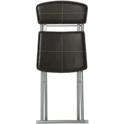 ATMOSPHERA Chaise Pliante - PVC - 40 X 40 X 85 - Marron 7 ATMOSPHERA Chaise Pliante - PVC - 40 X 40 X 85 - Marron -banc et tabouret Soldes Boutique 14799501 3