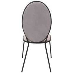 THE HOME DECO FACTORY Lot De 2 Chaises En Velours Louis - 51 X 52 X 96 - Gris Clair 9 THE HOME DECO FACTORY Lot De 2 Chaises En Velours Louis - 51 X 52 X 96 - Gris Clair -banc et tabouret Soldes Boutique 14800235 4