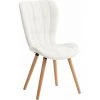 CLP Chaise De Salle à Manger Elda Similicuir Blanc -banc et tabouret Soldes Boutique 14888842 1