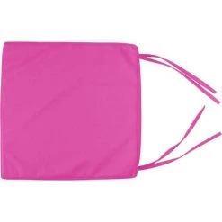 NO-NAME Galette De Chaise De Jardin Carrée 38 Cm Fuchsia - Fuchsia -banc et tabouret Soldes Boutique 14903214 2