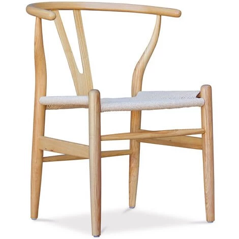 PRIVATEFLOOR Chaise De Salle à Manger Design Scandinave Bois Assise En Corde - Wish Bois Naturel - Bois De Hêtre, Corde, Bois, Tissu, Metal, Tissu - Bois Naturel 3 PRIVATEFLOOR Chaise De Salle à Manger Design Scandinave Bois Assise En Corde - Wish Bois Naturel - Bois De Hêtre, Corde, Bois, Tissu, Metal, Tissu - Bois Naturel