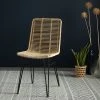 BOIS DESSUS BOIS DESSOUS Chaise En Rotin Et Métal - Naturel 2 BOIS DESSUS BOIS DESSOUS Chaise En Rotin Et Métal - Naturel -banc et tabouret Soldes Boutique 15281085 1