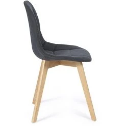 IDMARKET Lot De 4 Chaises GABY Grises En Tissu Pour Salle à Manger - Gris 8 IDMARKET Lot De 4 Chaises GABY Grises En Tissu Pour Salle à Manger - Gris -banc et tabouret Soldes Boutique 15373302 3