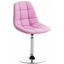 CLP Chaise Lounge Emil Similicuir Rose