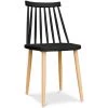 SCANDINAVIAN STYLE Chaise De Style Scandinave - Joy Noir - Métal Finition Effet Bois, PP - Noir 1 SCANDINAVIAN STYLE Chaise De Style Scandinave - Joy Noir - Métal Finition Effet Bois, PP - Noir -banc et tabouret Soldes Boutique 15633565 1