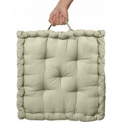 Beautissu Mila Lot De 4 Coussins De Chaise 40 X 40 Cm Nature -banc et tabouret Soldes Boutique 15771207 4