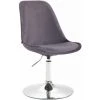 CLP Chaise De Salle à Manger Maverick En Velours Gris Foncé Chrome -banc et tabouret Soldes Boutique 15871560 1