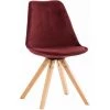 CLP Chaise De Salle à Manger Pegleg Velours - Carré Rouge Nature 2 CLP Chaise De Salle à Manger Pegleg Velours - Carré Rouge Nature -banc et tabouret Soldes Boutique 15905343 1