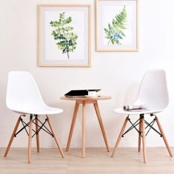 OOBEST Lot De 6 Chaises Retro De Nordic Design Blanc -banc et tabouret Soldes Boutique 16780802 5