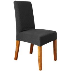 ASUPERMALL 4Pcs Stretch Solid Diamond Lattice Dining Chair Cover Housse Amovible Lavable Courte Chaise De Salle à Manger Protecteur Seat Solid Slipcovers Pour Hôtel Dining, Noir - Noir 11 ASUPERMALL 4Pcs Stretch Solid Diamond Lattice Dining Chair Cover Housse Amovible Lavable Courte Chaise De Salle à Manger Protecteur Seat Solid Slipcovers Pour Hôtel Dining, Noir - Noir -banc et tabouret Soldes Boutique 16825293 5