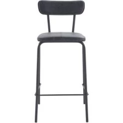 RENDEZ VOUS DéCO Chaise De Bar Mi-hauteur Lili Gris Anthracite 65cm (lot De 2) - Gris 9 RENDEZ VOUS DéCO Chaise De Bar Mi-hauteur Lili Gris Anthracite 65cm (lot De 2) - Gris -banc et tabouret Soldes Boutique 16867191 3