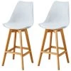 HOBAG Lot De Deux Tabourets Scandinaves LAURY BLANC - Blanc -banc et tabouret Soldes Boutique 16895380 1