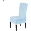 ASUPERMALL Housse De Chaise Extensible Lavable Amovible, Bleu Clair - Bleu Clair -banc et tabouret Soldes Boutique 16928083 1