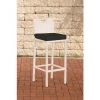 CLP Tabouret De Bar D'extérieur Mari Blanc/plat Anthracite -banc et tabouret Soldes Boutique 17025864 1